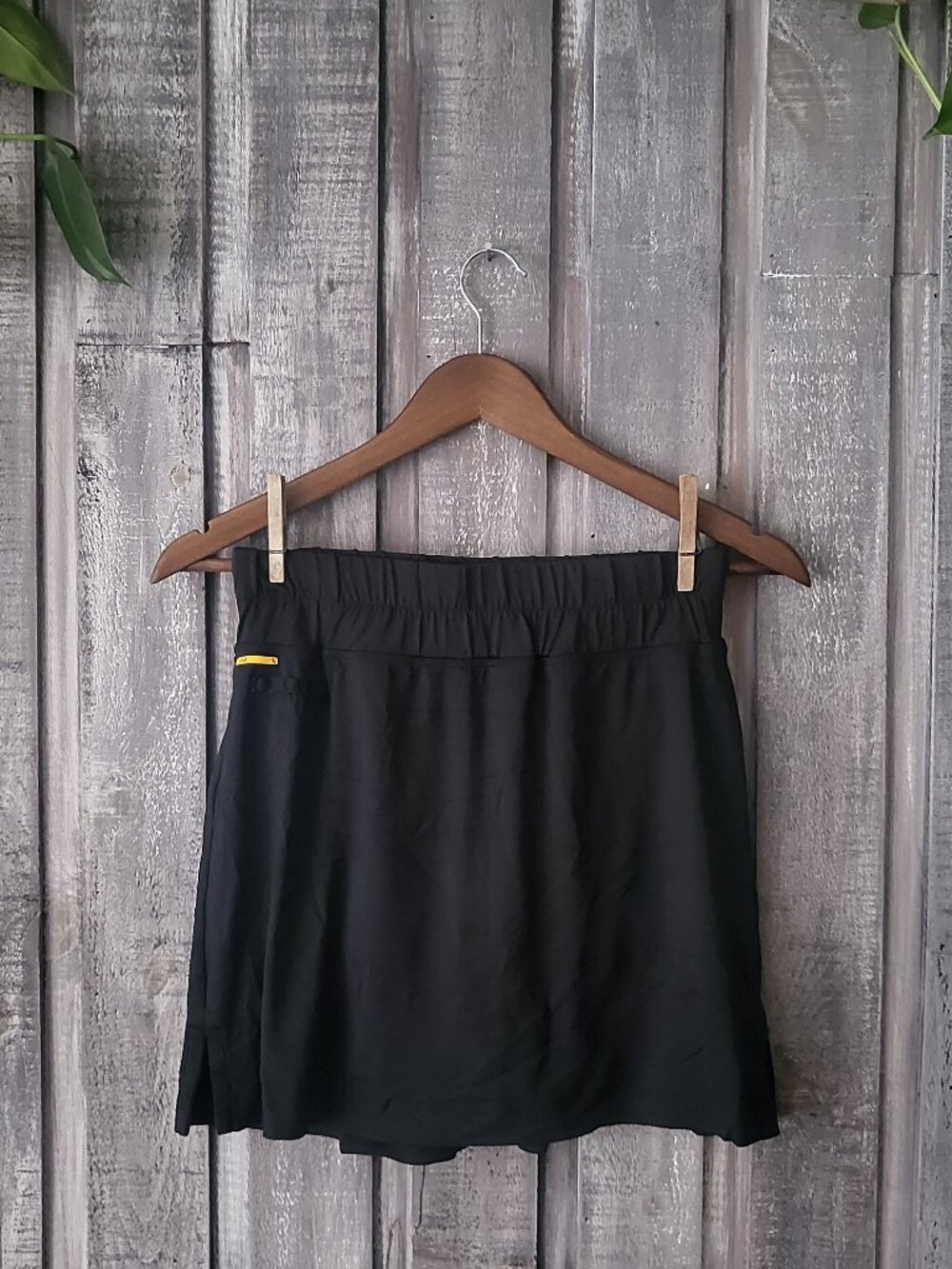 Lole Athletic Skort Black Active Running Tennis Skirt Shorts Pocket Small